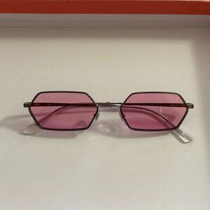Ray-Ban RB3728 YEVI 0RB3728 Gunmetal Pink Lens 55-18-145